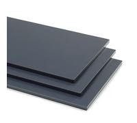 Dark Grey Anthracite Acrylic Sheet Plastic Panel Material Cut to Size (3mm, A4-210mm x 297mm)