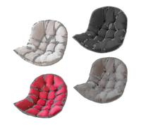 (Dark Grey) Basket Egg Chair Seat Cushions Garden Hammock Cradle Pads