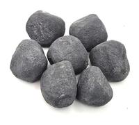 Dark Grey Ceramic Gas Fire Pebbles Set of 7 Suits Gas & Ethanol Fires