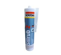 Dark Grey Colour Premium Silicone Sealant Silirub 2, Suitable for Internal and External Works Including bathrooms, Kitchens, Flooring, Windows & Doors.