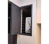 Dark Grey Cover Plate Access Panel Heavy-Duty Aluminum, Wall Hole Cover Air Conditioning for Drywall Fuse Box Cover Cabinet, Service Inspection Hatch Cover(30x36in/76x92cm)