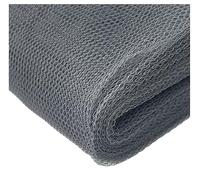 Dark Grey Dress Net Fabric 100% Polyester Flare Free Tutu Tulle Mesh Veil Bridal Material (100 x 150cm (1 Metre))