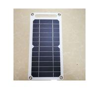 (Dark Grey) Foldable Outdoor Camping Portable Solar Charger Power Bank Battery Mobile Phone Charging Solar Panel