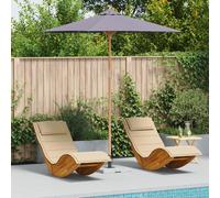 Dark Grey Garden Parasol 240x260 cm Bamboo Berkfield Home Grey One Size