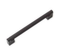 Dark Grey Gunmetal 160mm Knurled Textured Cabinet Handle