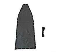 Dark Grey Hanging Swing Chair Replacement for Textilene Seat Cloth 64x197x23cm Weather Resistant Garden Furniture Accessory for Patio or Outdoor Use(1pc without pockets)