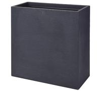 (Dark Grey) Large Rectangle Plant Pot Floor Standing Indoor Outdoor Patio