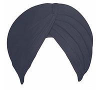 Dark Grey Sikh Turban Pagri - 100% Cotton Voil Dastar for Men & Youth | Traditional, Lightweight & Comfortable Pagdi for Daily Wear, Gurudwara, Festivals & Special Occasions