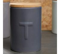 Dark Grey Tea Canister | Fenwick