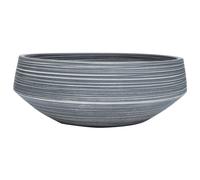 vidaXL Countertop Basin Grey Round Φ41x14 cm Ceramic