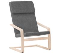 (dark grey) vidaXL Relaxing Chair Armchair Lounge Chair Sofa Office Seating Chair Fabric