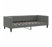 (dark grey, w/o Trundle) vidaXL Daybed Sofa Bed Guest Bed with Trundle Light Grey 90x190 cm Fabric
