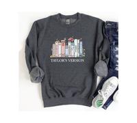 (Dark Grey, XXL) Retro Taylor's Version Sweatshirt Eras Tour 2023 Hoodie Musi