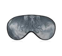 Dark Grim Octopus Monster Blackout Sleep Mask for Side Sleeper Soft Covers for Travel Essentials Nap