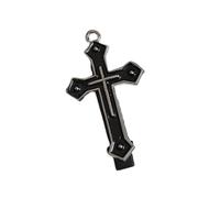 Dark Hair Clip 2000s Trend Side Clip Crosses Dark Crosses Halloween Dark Cool Hairpin Photo Props