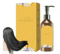 Dark Hair Dye Shampoo - Botanical Colour Body, Grey Cover Shampoo | 300 ml Blend with Floral Fragrance, Black Hair Dye for Aging Hair Care, Adult Solution at Home