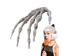 Dark Hand Skeleton Clips, Halloween Skeleton Bone Hair Clips - Hand Bone Shaped Hair Clip for Halloween, Funny Hair Accessories - Props Gothic Design Dark Style Halloween Accessories for Hello