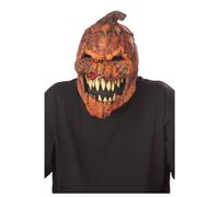 Dark Harvest Scary Pumpkin Ani-Motion Halloween Mask Accessory Adult