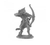 Dark Heaven Legends Catfolk Ranger Miniature 25mm Heroic Scale Figure Reaper Miniatures