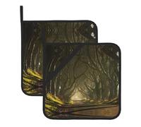 Dark Hedges Northern Ireland Large Pot Holders Oven Mitts Set Heat Resistant Pot Holders Square Pot Holder Hot Pads8 In