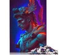 Dark Hermes Jigsaw Puzzles Puzzles for Adults Kids. 1000 Pieces Whimsical Challenge Toy Educational Game Home Decoration for Adults& Kids Age 14 Years Up 1000pcs (38x26cm)