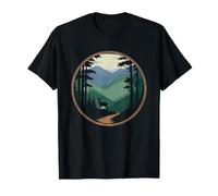 Dark Hollow Falls Hiker Waterfall Virginia T-Shirt