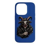 Dark Hooded Scary Goat Demon From Hell Horror Case for iPhone 14 Pro