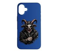 Dark Hooded Scary Goat Demon From Hell Horror Case for iPhone 16 Plus