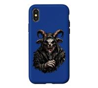 Dark Hooded Scary Goat Demon From Hell Horror Case for iPhone X/XS