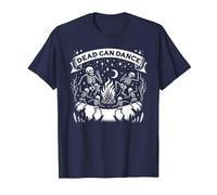 Dark Humor Sayings Dead Can Dance Gothic Enthusiasts T-Shirt, Men, Navy Blue, 3X-Large