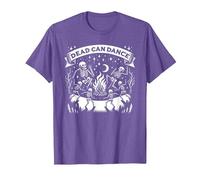 Dark Humor Sayings Dead Can Dance Gothic Enthusiasts T-Shirt, Men, Purple Heather, Large
