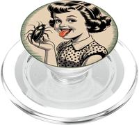 Dark Humor Vintage Retro Funny Classic - Bug Licker PopSockets PopGrip for MagSafe
