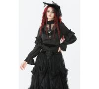 Dark In Love - Raven's Kiss Gothic Court - Blouse - black - XL - 100% Polyester XL