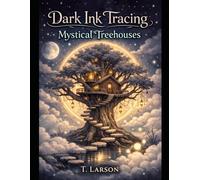 Dark Ink Tracing: Mystical Treehouses (Dark ink Tracing Series)