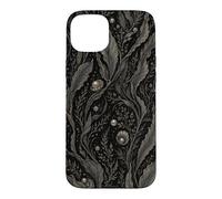 Dark Kelp Forest Ocean Botanical Seaweed Art Case for iPhone 15 Plus