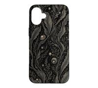 Dark Kelp Forest Ocean Botanical Seaweed Art Case for iPhone 16 Plus