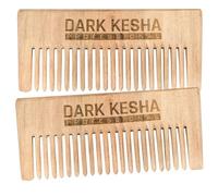 Dark Kesha Eco-Friendly Natural Neem Wooden Wide Tooth Comb For Women & Men | For Healing Benefit & For Healthy Hair Massage(Anti Dandruff, Anti Hair Fall & Frizz Free Hair)