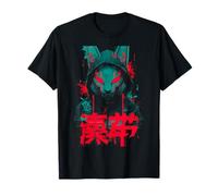 Dark Kitsune Japanese Fox Yokai Aesthetic T-Shirt