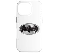 Dark Knight Emblem Batman Logo Distressed Vintage Case for iPhone 16 Pro