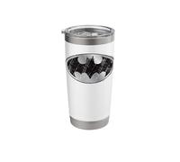 Dark Knight Emblem Batman Logo Distressed Vintage Stainless Steel Insulated Tumbler