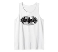 Dark Knight Emblem Batman Logo Distressed Vintage Tank Top