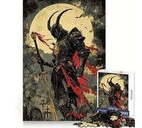 Dark Knight Graveyard Jigsaws 1000 Pieces for Teenagers Sharp Thinking Neat Cut Fun Activity (38x26cm)