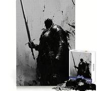 Dark Knight Silhouette Teenagers 1000 Piece Jigsaw Puzzle Enjoyable Game Precise Edge Family Enjoyable (38x26cm)