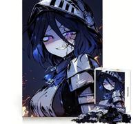 Dark Knight Woman Jigsaw Puzzles1000 Pieces Leisure Game Smooth Connection Fun Activity Night Activity (38x52cm)