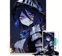 Dark Knight Woman Jigsaw Puzzles1000 Pieces Leisure Game Smooth Connection Fun Activity Night Activity (38x52cm)