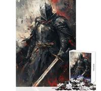 Dark Knight's Resolve for Adults 1000 Piece Jigsaw Puzzle Art Work Gifts Improve Memory Toy Wall Decor for And from 14 Years And over size 38x26cm