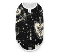 Dark Knights Swords Shields Cute Dog Clothes Costume Cat Pajamas Puppy Gift Pet Sweater Coat Jacket