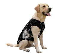Dark Knights Swords Shields Dog Clothes Sleeveless Pet Vest Cute Costume Coat Tee Jacket for Large Dogs