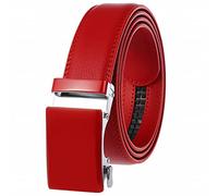 Dark Leather For Superfiber Jeans Belt Multi Color Optional (Red, A)