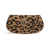 (Dark leopard) Eyeglasses Case -Vegan Leather